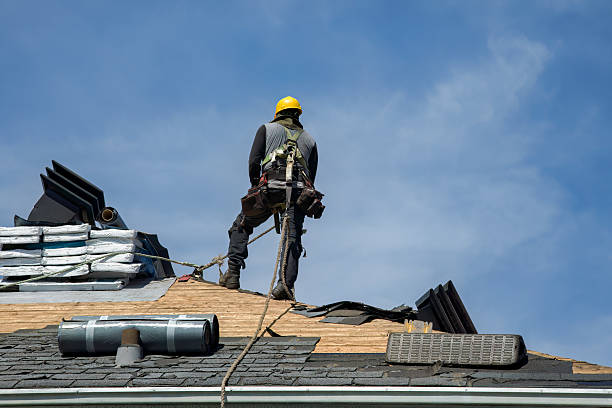 Professional Roof Replacement technician working in Greenwich, CT